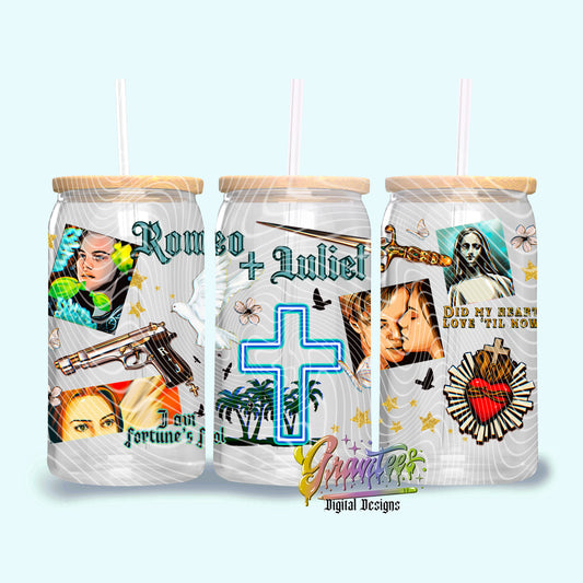 Fool’s Fortune 16oz Tumbler Template Design PNG,  for UVDTF or Sublimation Printing PNG Only