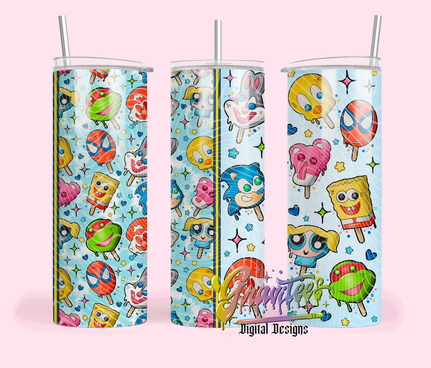 90’s Throwbacks Ice Cream Skinny Tumbler Design Png, Trendy 90’s Skinny Tumbler Template for UVDTF or Sublimation Printing, PNG Only!