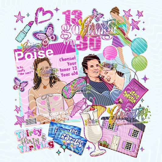 Magazine Movie Design Png for DTF or Shirt Printing, PNG Only!