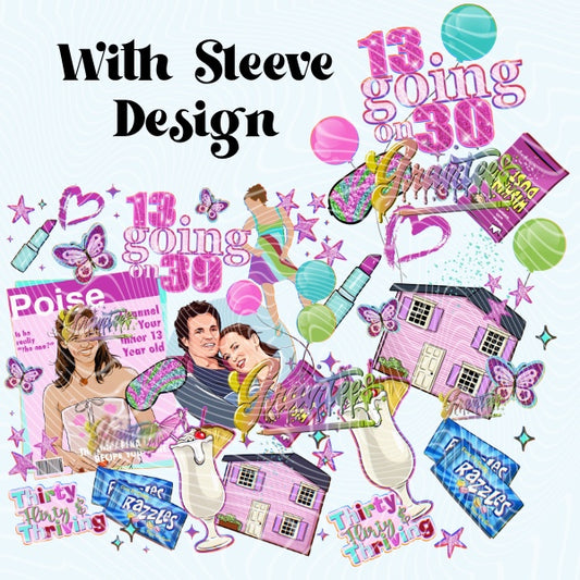 Magazine Movie with Sleeve Design Png for DTF or Shirt Printing, PNG Only!