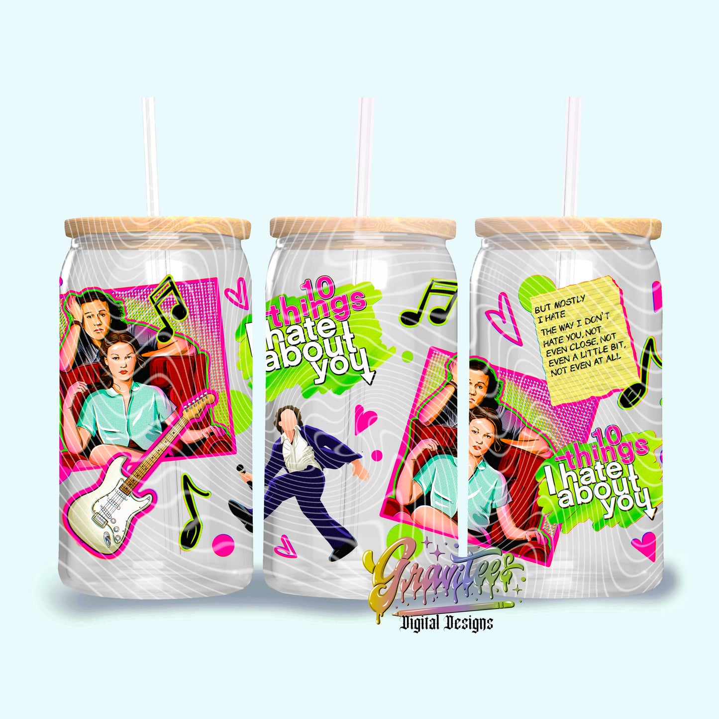 Don’t Hate You 16oz Tumbler Template Design PNG, for UVDTF or Sublimation Printing PNG Only