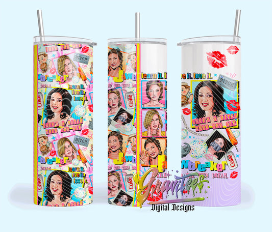 Teen Dream Design 20oz Tumbler Template Design PNG,  for UVDTF or Sublimation Printing PNG Only!!