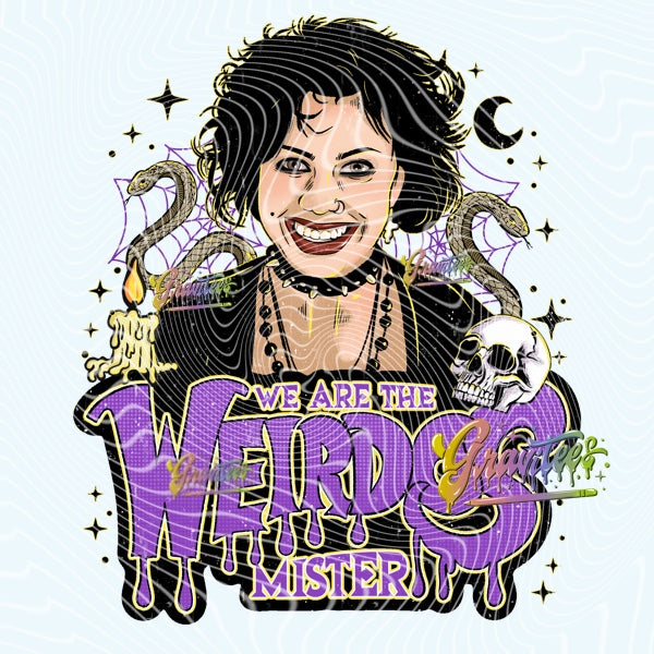 Weirdo Witch PNG, Witch Clipart for DTF or Shirt Printing PNG Only!