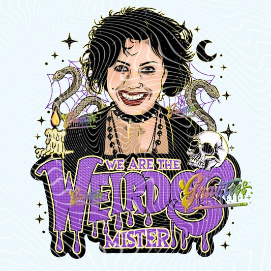 Weirdo Witch PNG, Witch Clipart for DTF or Shirt Printing PNG Only!