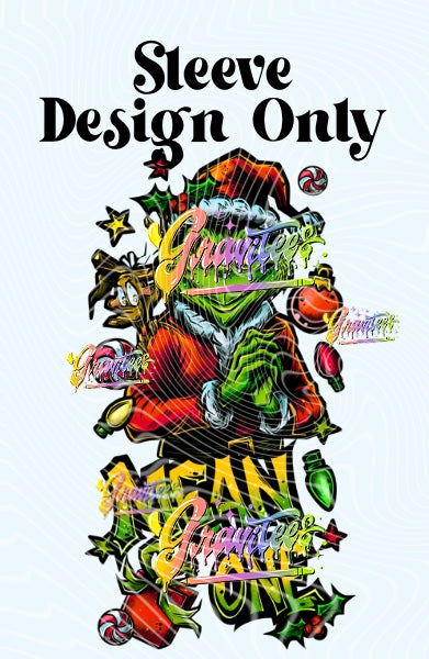 MEAN ONE Sleeve Design Png for DTF or Shirt Printing, PNG Only!
