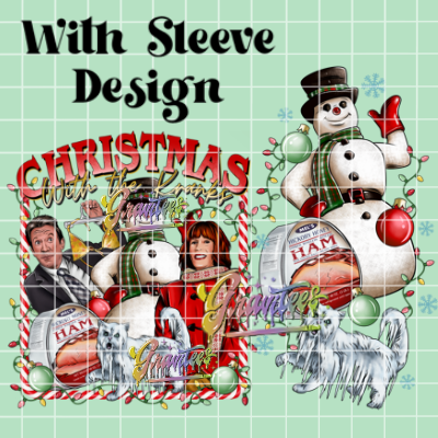 Kranks Christmas Collage With Sleeve Png, Christmas Movie Clipart, Trendy Christmas Clipart, Christmas Clipart for DTF or Shirt Printing, PNG Only!