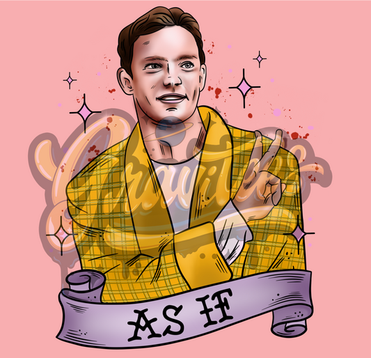 Stu As If Clipart, Stu Clueless Mashup, Clipart, Clipart for DTF or Shirt Printing, PNG Only!