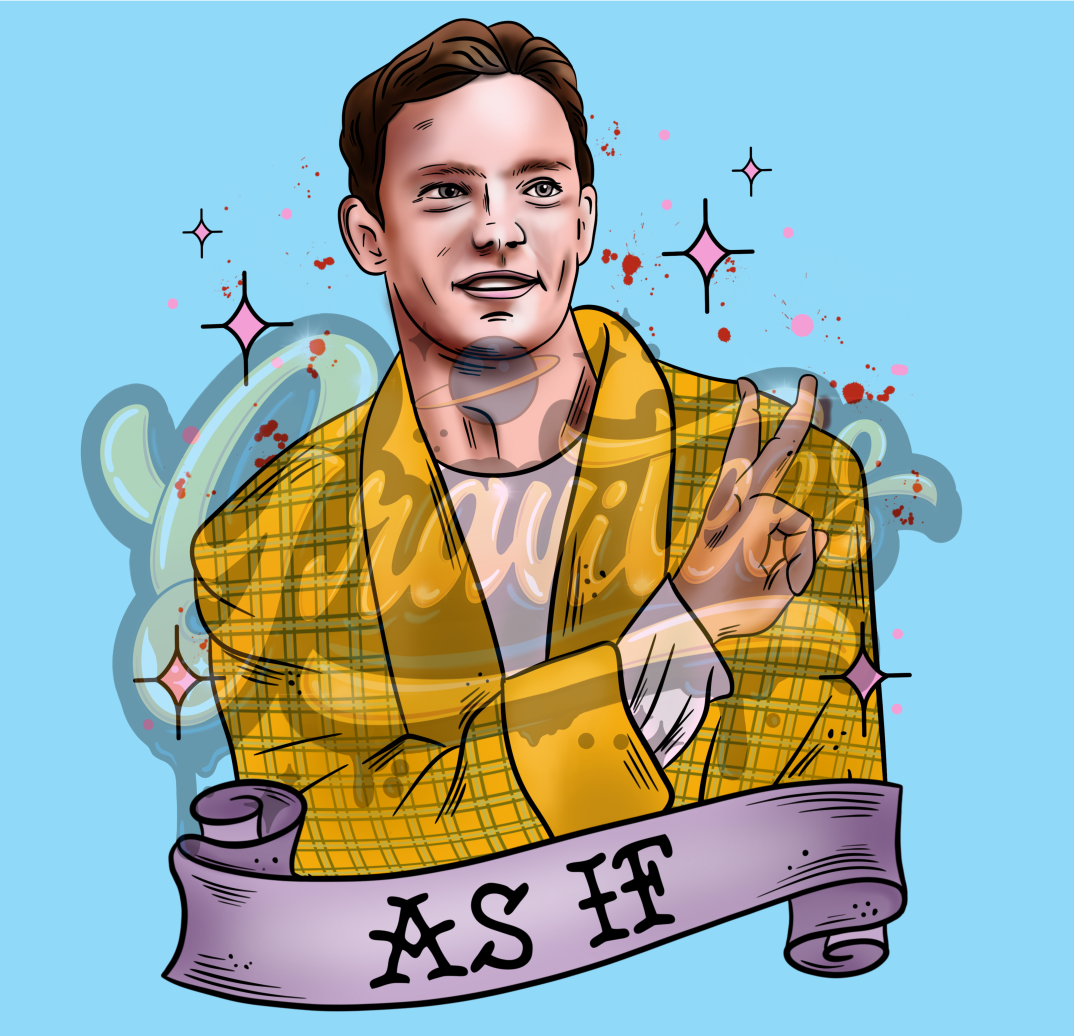 Stu As If Clipart, Stu Clueless Mashup, Clipart, Clipart for DTF or Shirt Printing, PNG Only!