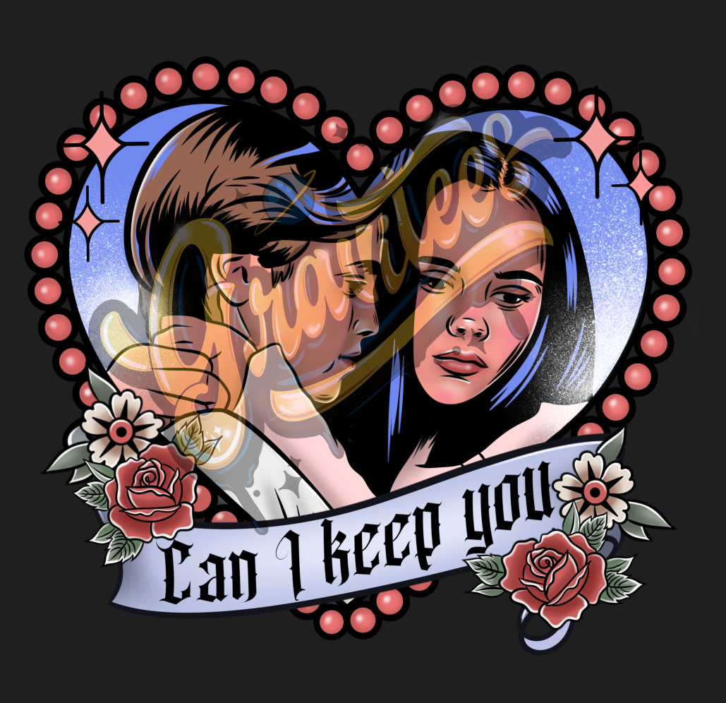 Can I Keep You PNG, Casper and Kat Clipart for DTF or Shirt Printing, Halloween Sublimation, PNG Only!