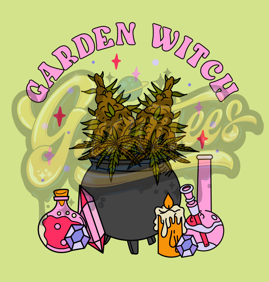 Garden Witch PNG, Witch Clipart, Weed Clipart, Plant Clipart, Halloween Witch Clipart for DTF or Shirt Printing, PNG Only!