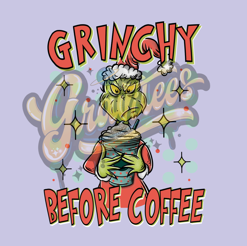 Grouchy Coffee Clipart, Christmas Movie PNG, Christmas Clipart, Coffee Clipart for DTF or Shirt Printing, PNG Only!