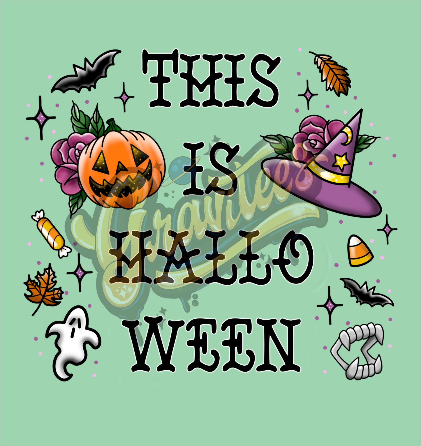 This Is Halloween PNG, Spooky Clipart for DTF or Shirt Printing, Halloween Sublimation, PNG Only!