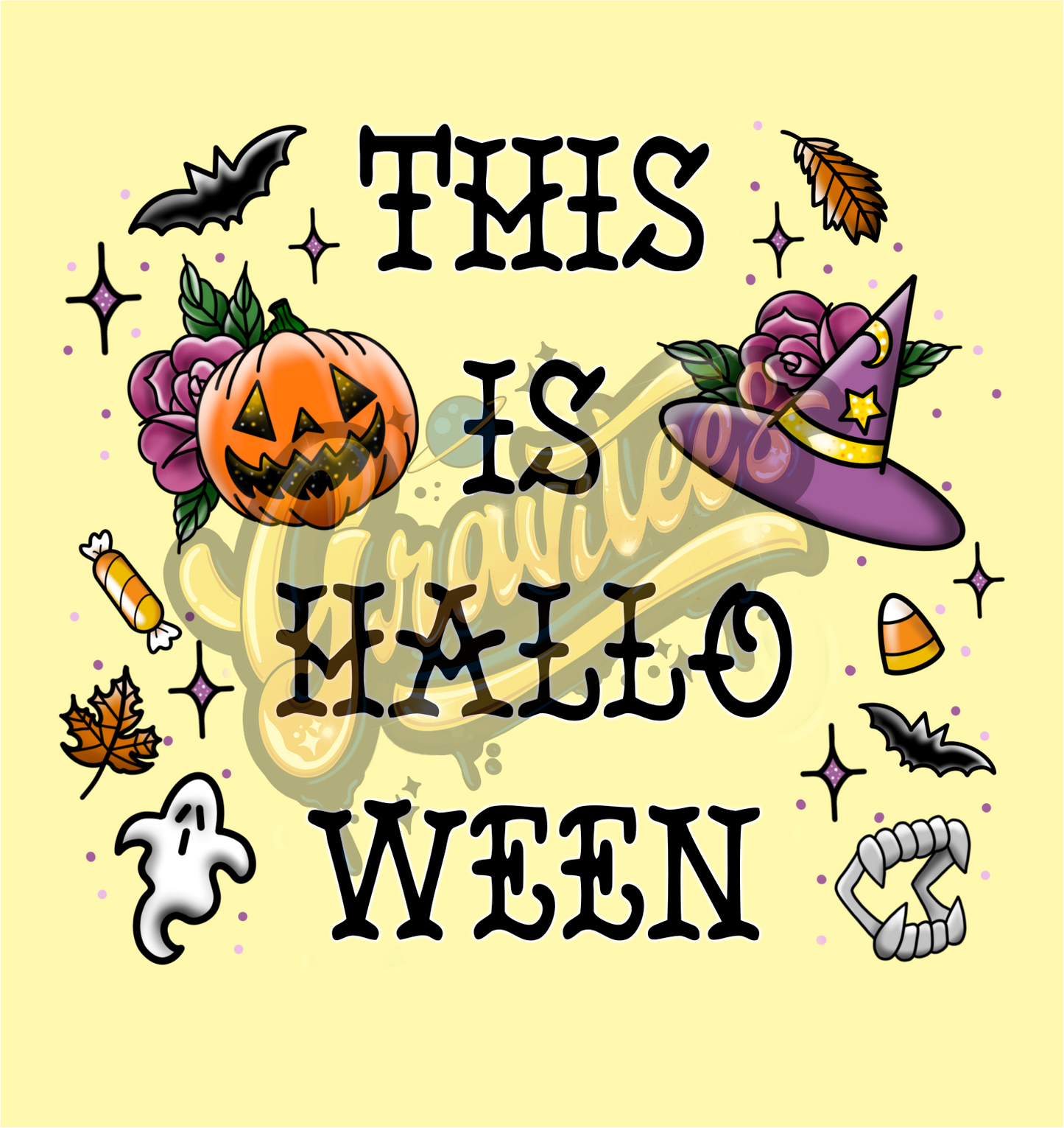This Is Halloween PNG, Spooky Clipart for DTF or Shirt Printing, Halloween Sublimation, PNG Only!