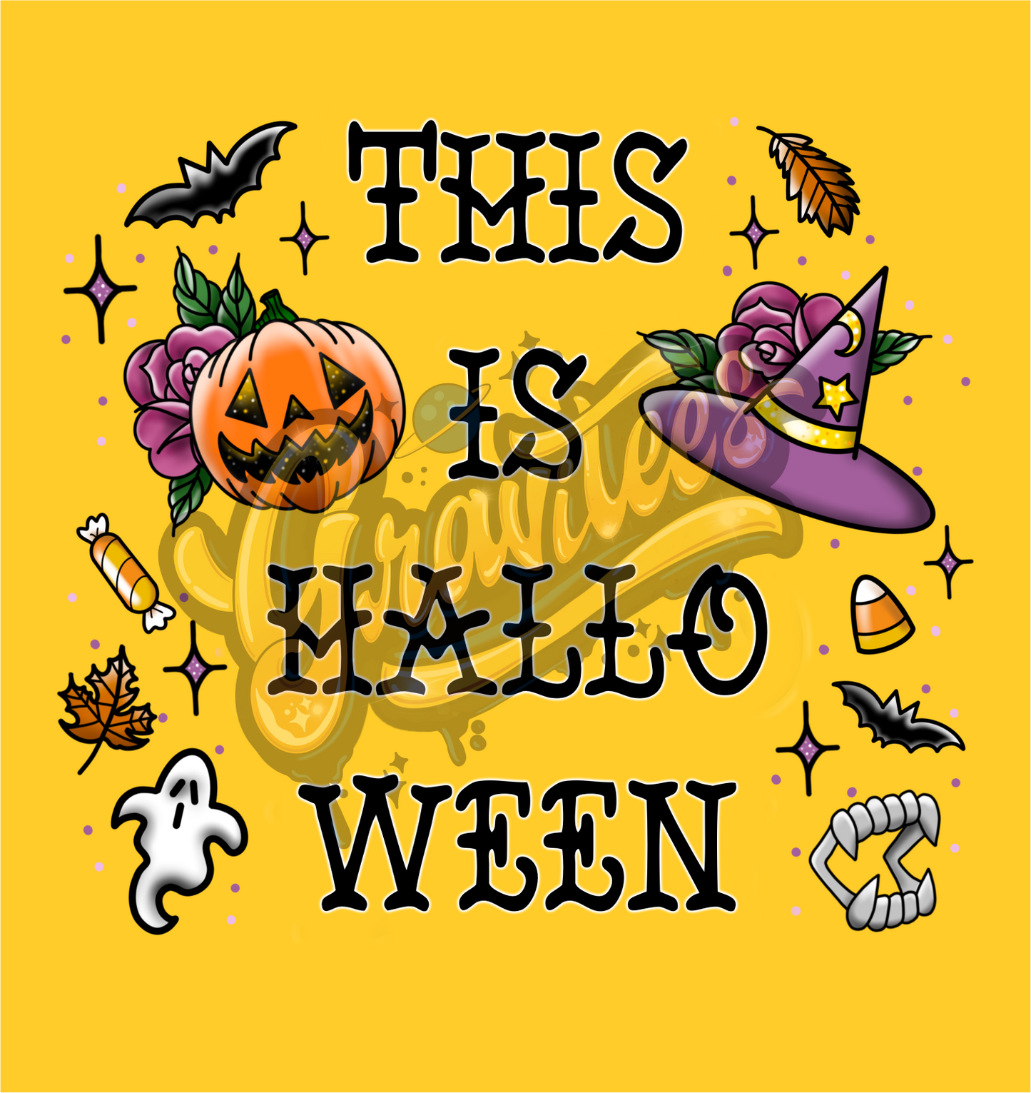 This Is Halloween PNG, Spooky Clipart for DTF or Shirt Printing, Halloween Sublimation, PNG Only!