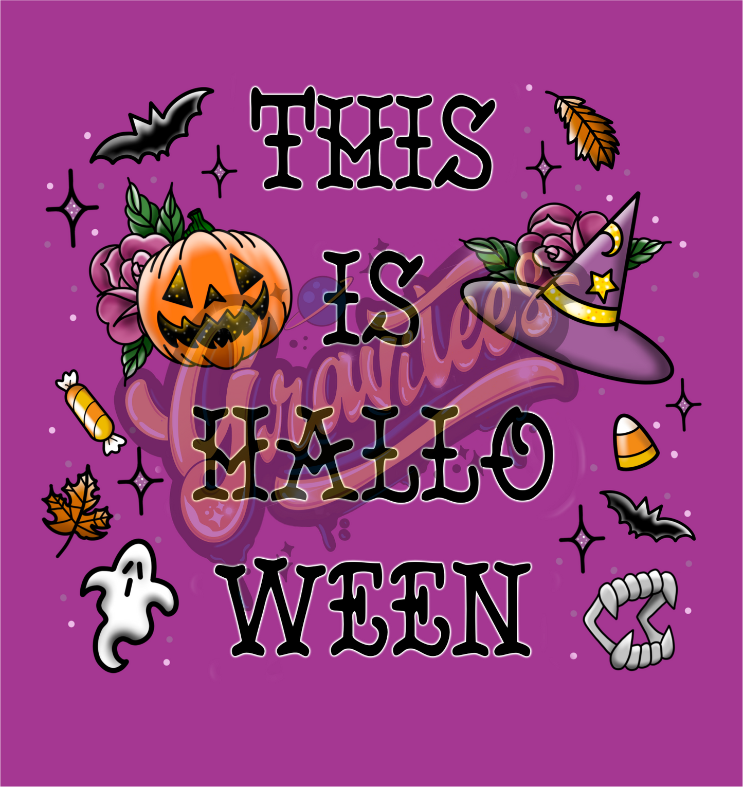 This Is Halloween PNG, Spooky Clipart for DTF or Shirt Printing, Halloween Sublimation, PNG Only!