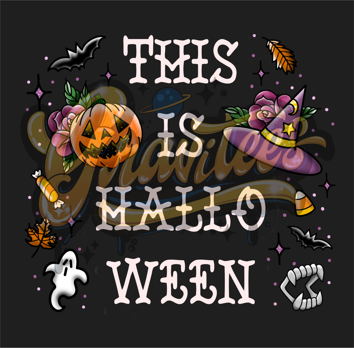 This Is Halloween PNG, Spooky Clipart for DTF or Shirt Printing, Halloween Sublimation, PNG Only!