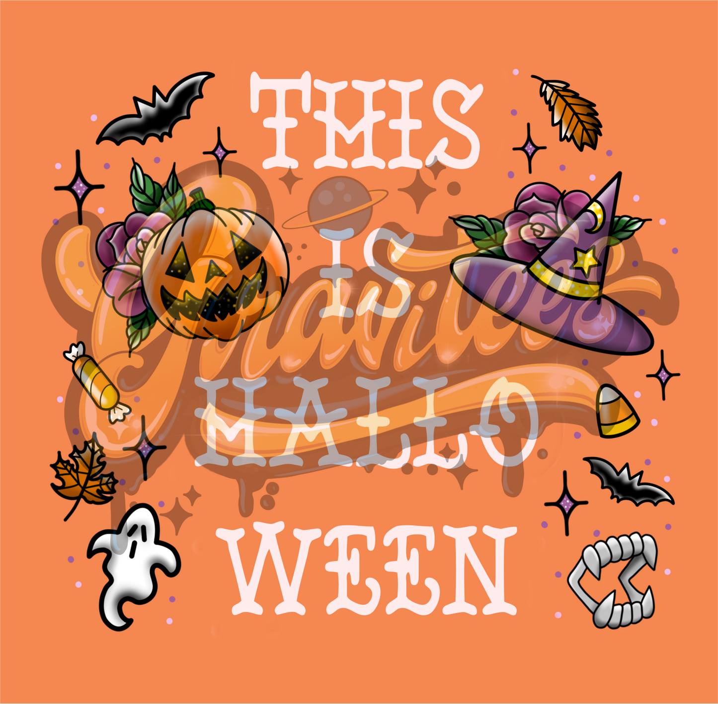 This Is Halloween PNG, Spooky Clipart for DTF or Shirt Printing, Halloween Sublimation, PNG Only!