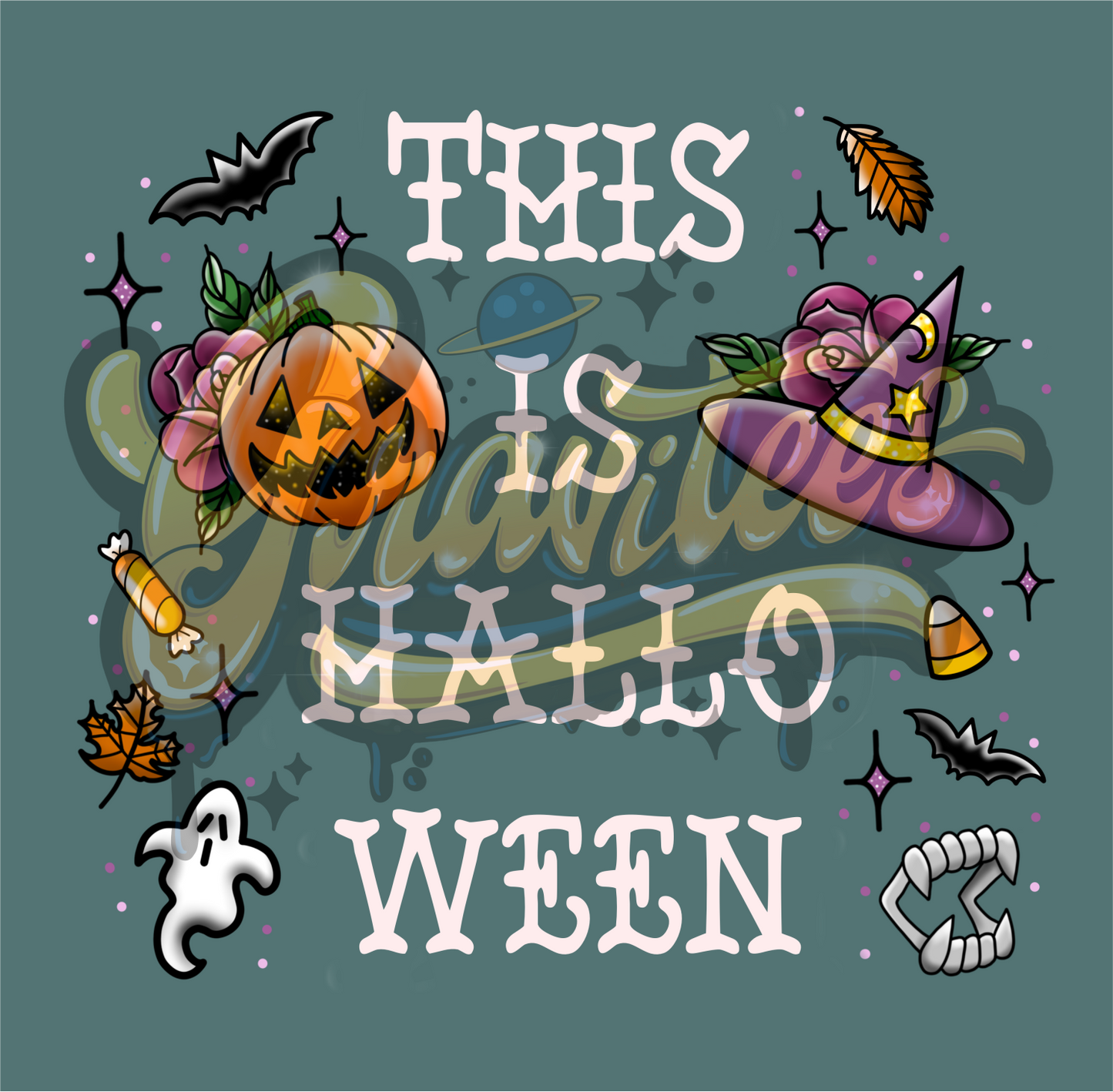 This Is Halloween PNG, Spooky Clipart for DTF or Shirt Printing, Halloween Sublimation, PNG Only!