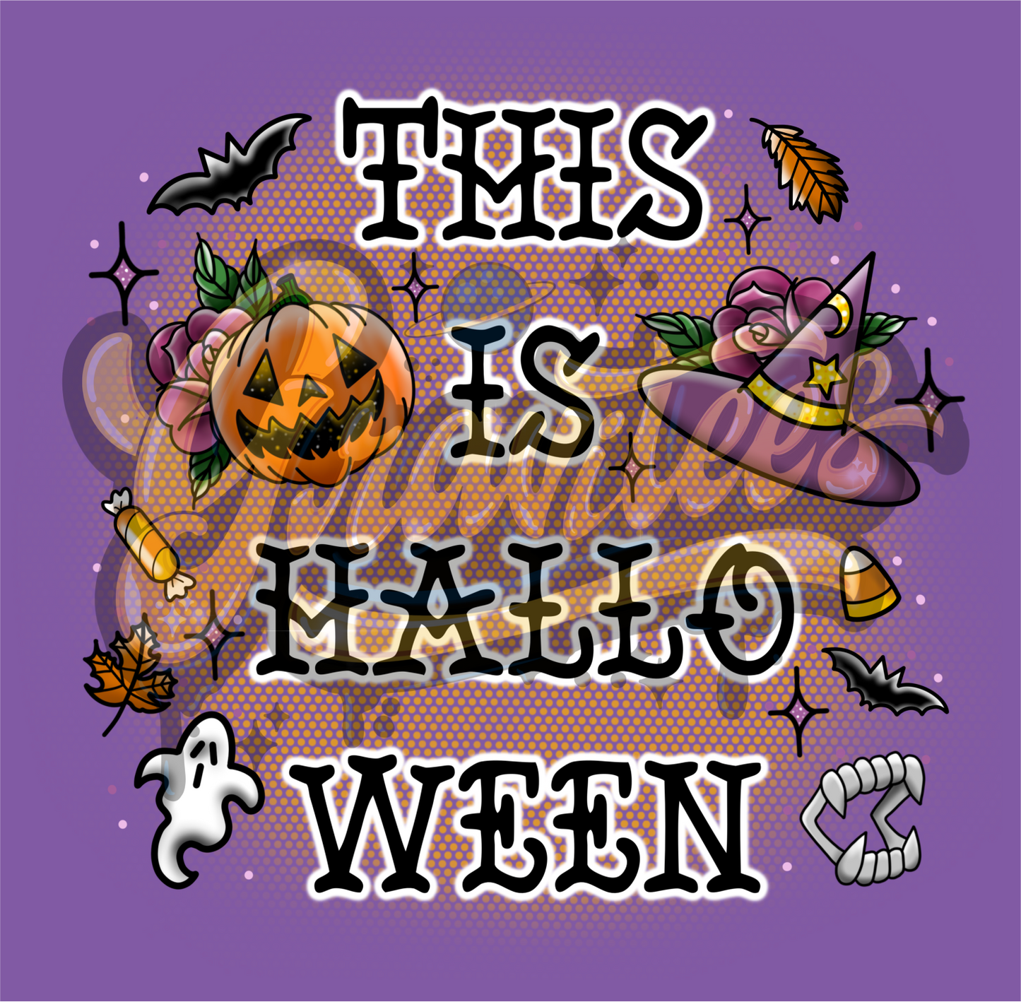 This Is Halloween PNG, Spooky Clipart for DTF or Shirt Printing, Halloween Sublimation, PNG Only!