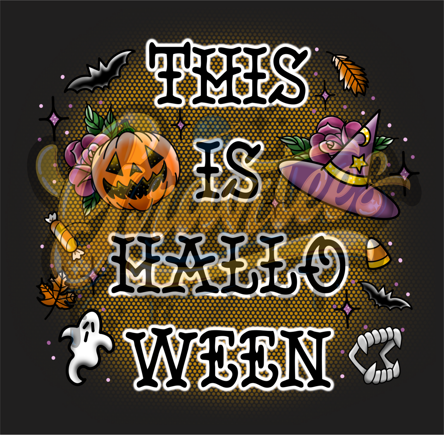 This Is Halloween PNG, Spooky Clipart for DTF or Shirt Printing, Halloween Sublimation, PNG Only!