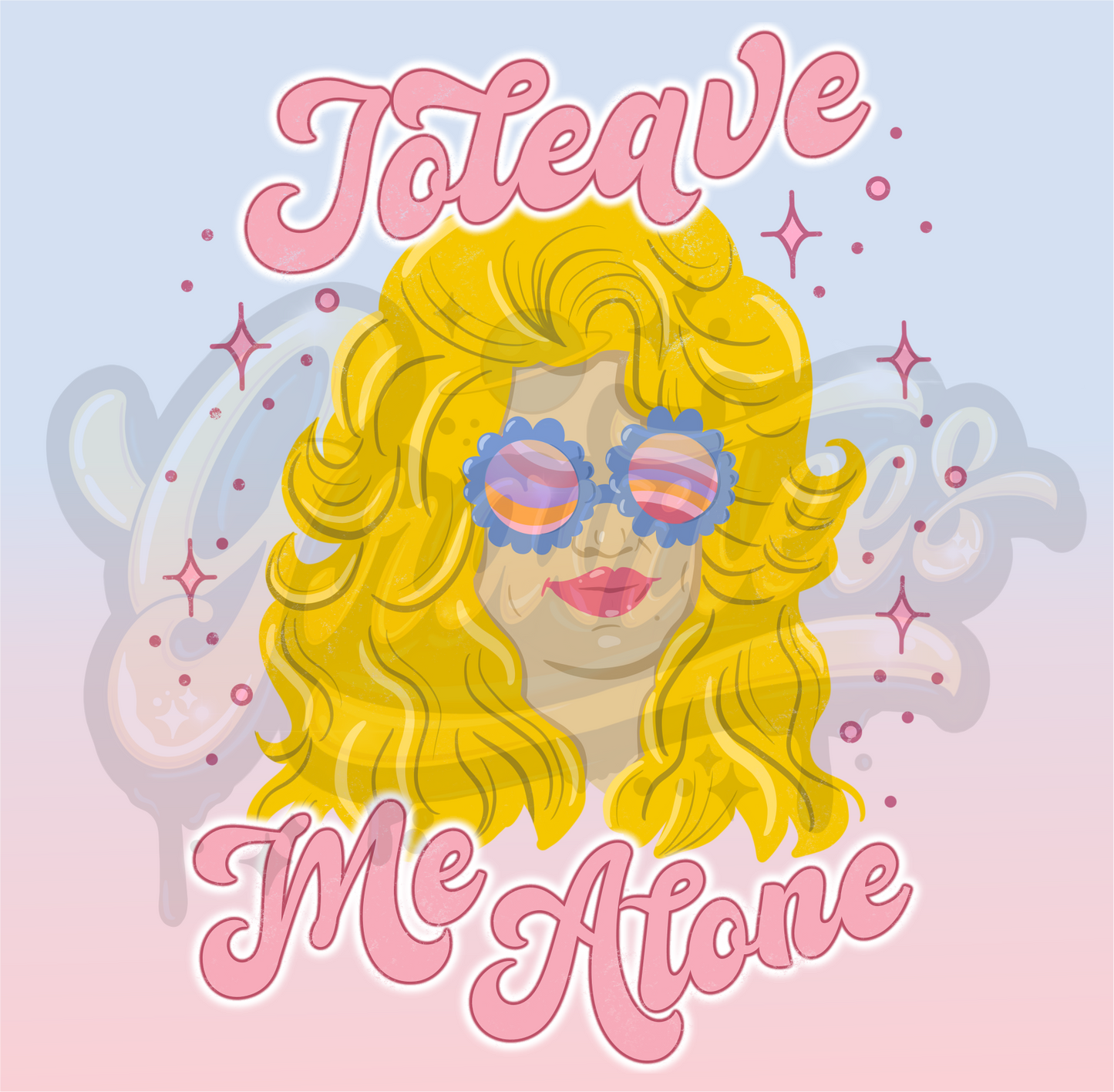 Joleave Me Alone PNG, Dolly Country Clipart for DTF or Shirt Printing, PNG Only!