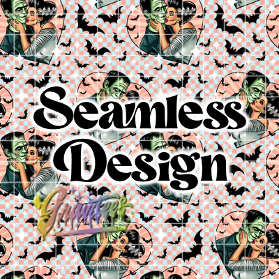 I Was Made For You Seamless Design Png, Frankenstein and Bride Valentine Clipart, Trendy Valentine Clipart for DTF  or Shirt Printing, PNG Only!