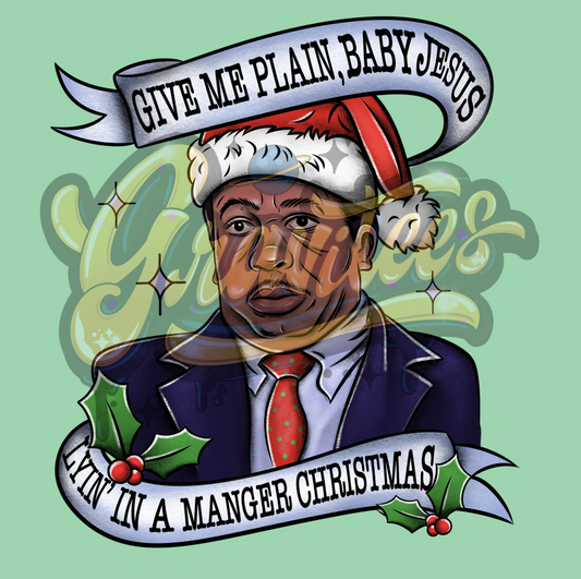 Stanley Hudson Christmas Png, The Office Clipart, The Office Christmas Clipart for DTF or Shirt Printing PNG Only!