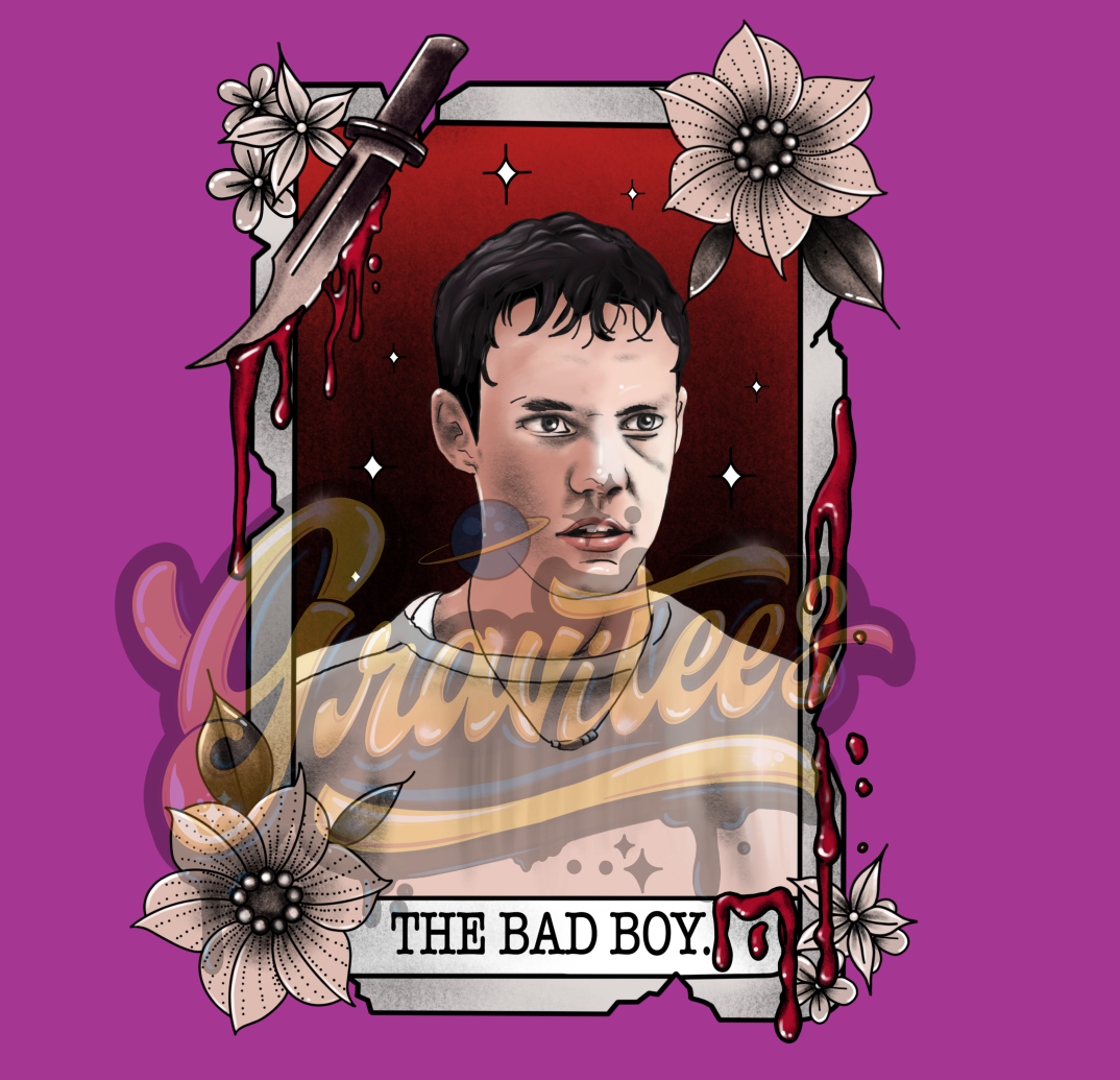 Stu Macher Tarot Card Clipart, The Bad Boy Tarot Card Clipart, Clipart for DTF or Shirt Printing, PNG Only!