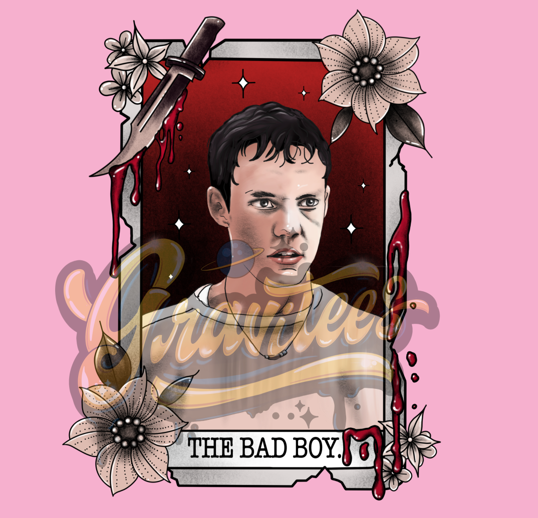 Stu Macher Tarot Card Clipart, The Bad Boy Tarot Card Clipart, Clipart for DTF or Shirt Printing, PNG Only!