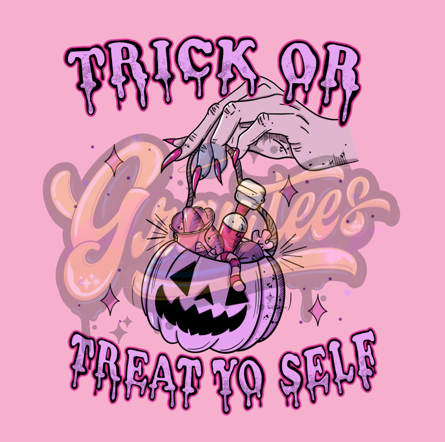Trick Or Treat Yo' Self PNG, Adult Humor Clipart, Adult Toy Clipart, Halloween Treats Clipart for DTF or Shirt Printing, PNG Only!