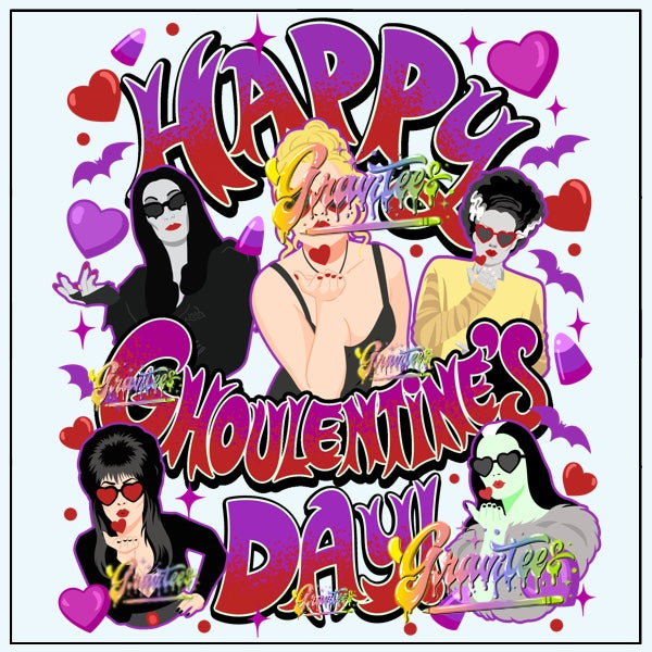 Ghoulentine’s Design Png for DTF or Shirt Printing, PNG Only!