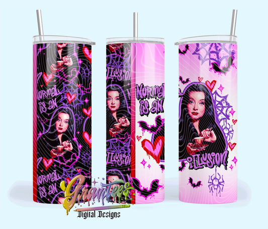 ILLUSION 20oz Tumbler Template Design PNG,  for UVDTF or Sublimation Printing PNG Only!!