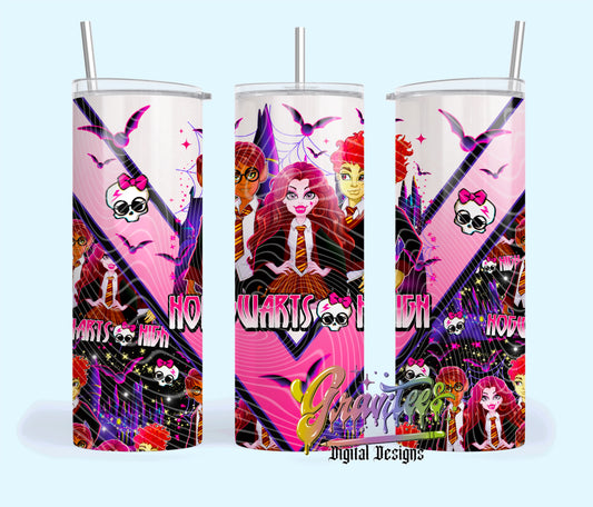 Wizard High  20oz Tumbler Template Design PNG,  for UVDTF or Sublimation Printing PNG Only