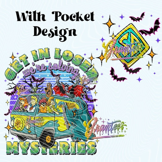 MYSTERIES CREW with Sleeve Png, MYSTERIES CREW Clipart, Trendy MYSTERIES CREW Clipart, Clipart for DTF or Shirt Printing, PNG Only! (Copy) (Copy)