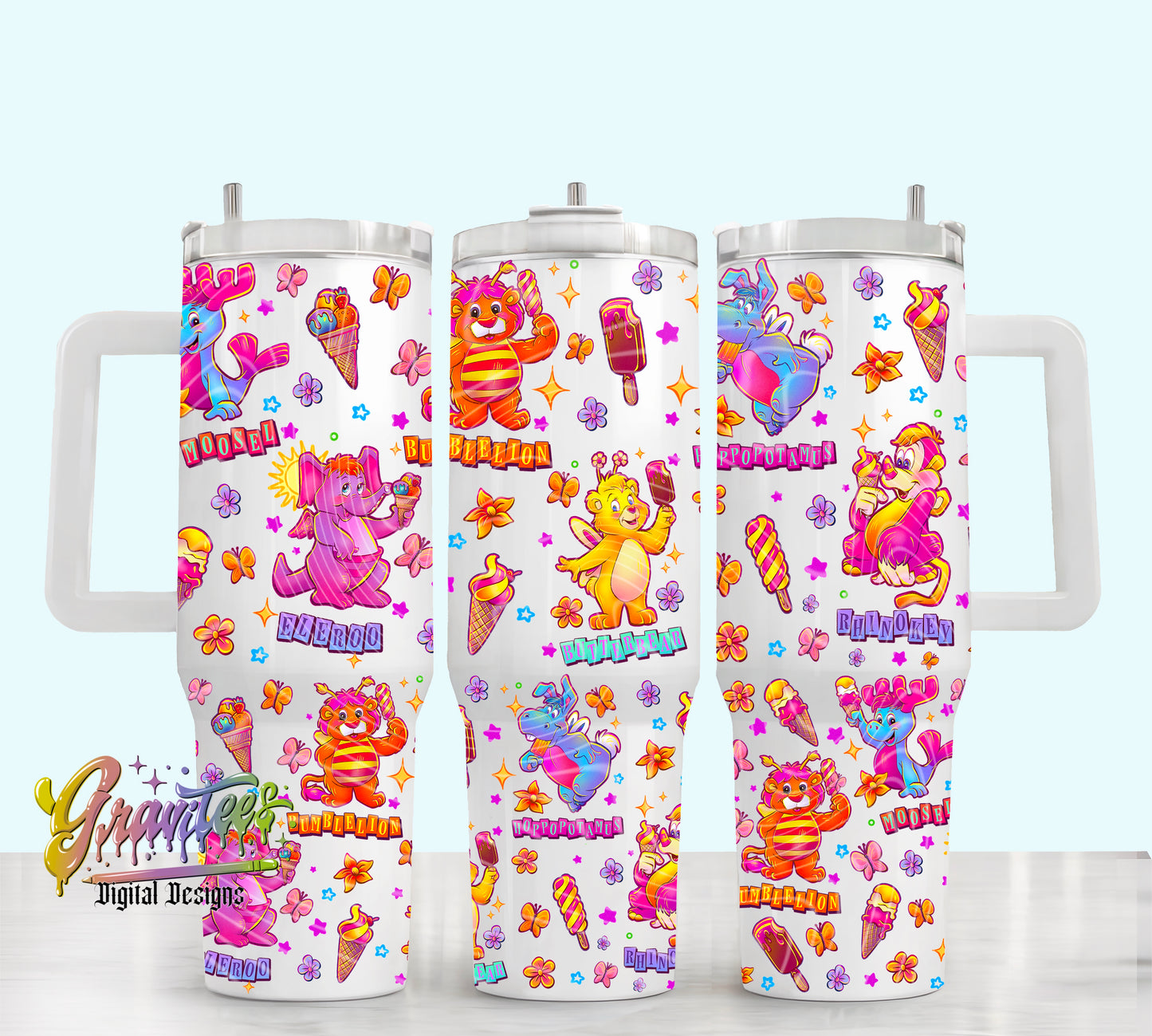 WUZZ 40oz Tumbler Template Design PNG,  for UVDTF or Sublimation Printing PNG Only (Copy)
