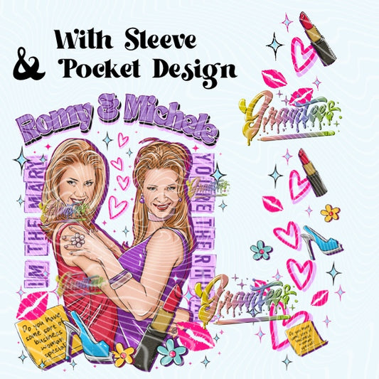 Business Women Png Clipart With Sleeve And Pocket Design, Retro Movie Clipart for DTF or Shirt Printing, PNG Only!