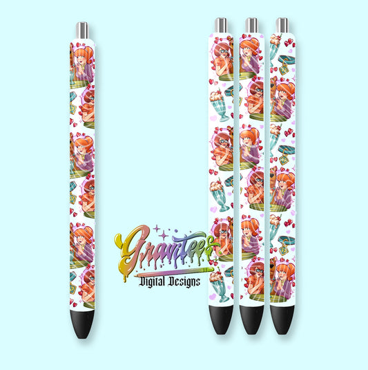 MILKSHAKES & MYSTERYS Pen Wrap Design Png for DTF or Shirt Printing, PNG Only! (Copy) (Copy)