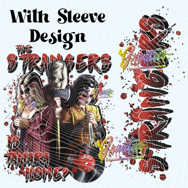 Slasher Trio with Sleeve PNG, Halloween  Clipart for DTF or Shirt Printing PNG Only!