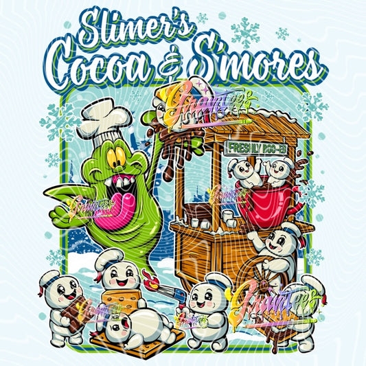 Hot Cocoa & S’mores Design Png for DTF or Shirt Printing, PNG Only!