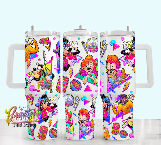Silly Father Son Movie 40oz Tumbler Template Design PNG,  for UVDTF or Sublimation Printing PNG Only!!