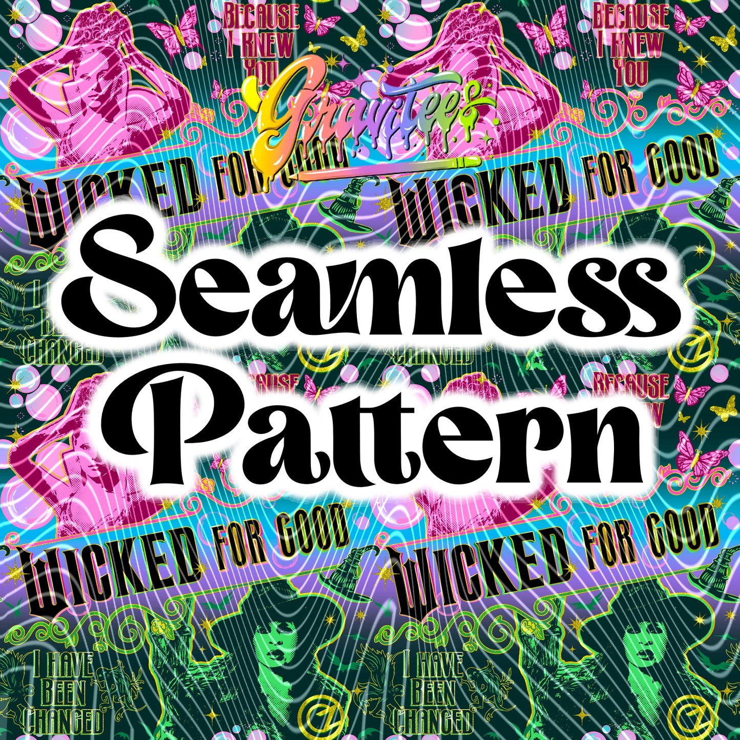 For Good Friends Seamless Design Png for DTF or Shirt Printing, PNG Only!