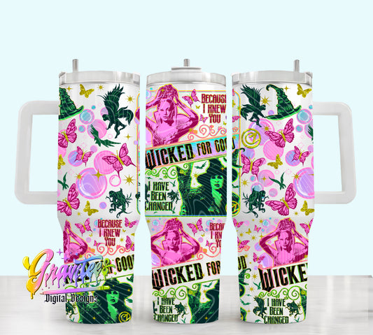 For Good Friends 40oz Tumbler Template Design PNG,  for UVDTF or Sublimation Printing PNG Only!!
