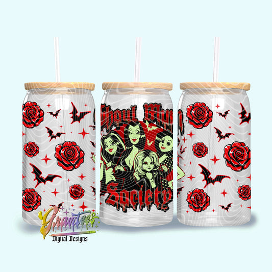 Ghoul Mum 16oz Tumbler Template Design PNG,  for UVDTF or Sublimation Printing PNG Only!!