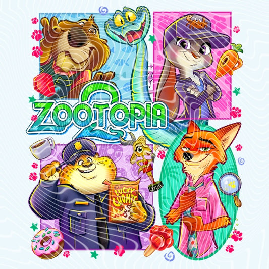 Animal Partners Design Png for DTF or Shirt Printing, PNG Only!