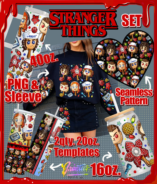 Strange Popsicle Friends Matching Set
