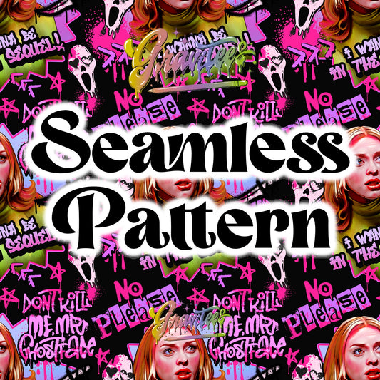 SEQUEL  Seamless Design Png for DTF or Shirt Printing, PNG Only