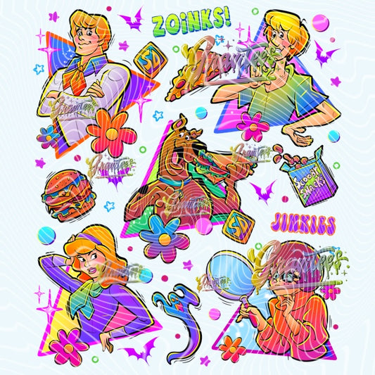 Mystery Dog Design Png for DTF or Shirt Printing, PNG Only!