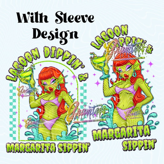 LAGOON DIPPIN  With Sleeve Design Png for DTF or Shirt Printing, PNG Only!