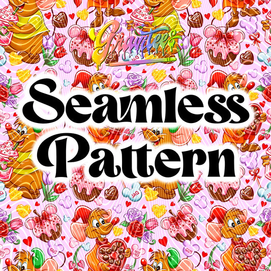 Sweets & Cheese Seamless Design PNG for DTF or Sublimation Printing PNG Only!!