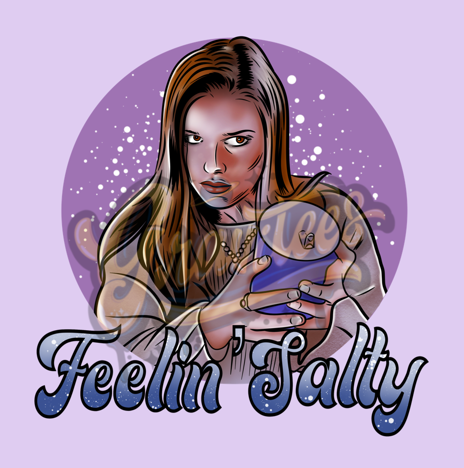 Feeling Salty PNG, Hocus Pocus Clipart, Allison Hocus Pocus Clipart, Pot Clipart, for DTF or Shirt Printing, Halloween Sublimation, PNG Only